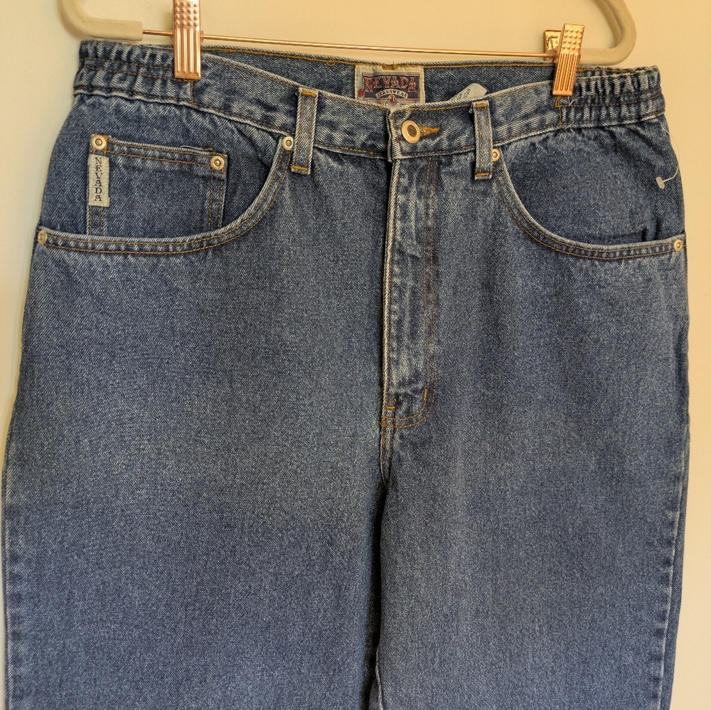 Nevada Vintage Blue Denim High-Rise Jeans